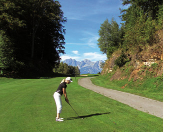 Golfplatz in Kitzbühel